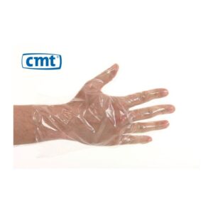 CMT Handschoenen PE Geruwd 25mu Dispenser One size