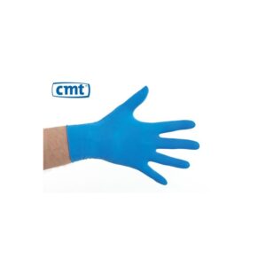 CMT handschoenen latex poedervrij blauw