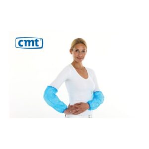 Mouwovertrekken 400 x 200mm - 20my blauw