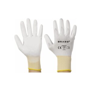 BRASQ® PU-Flex handschoen wit